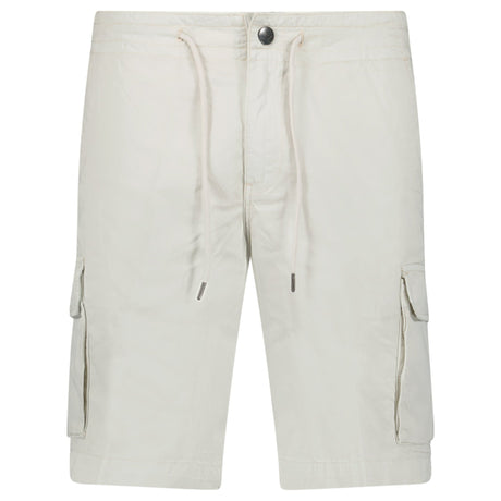 Emporio Armani Logo Bermuda Shorts in Off White - Boinclo - Outlet Sale Under Retail