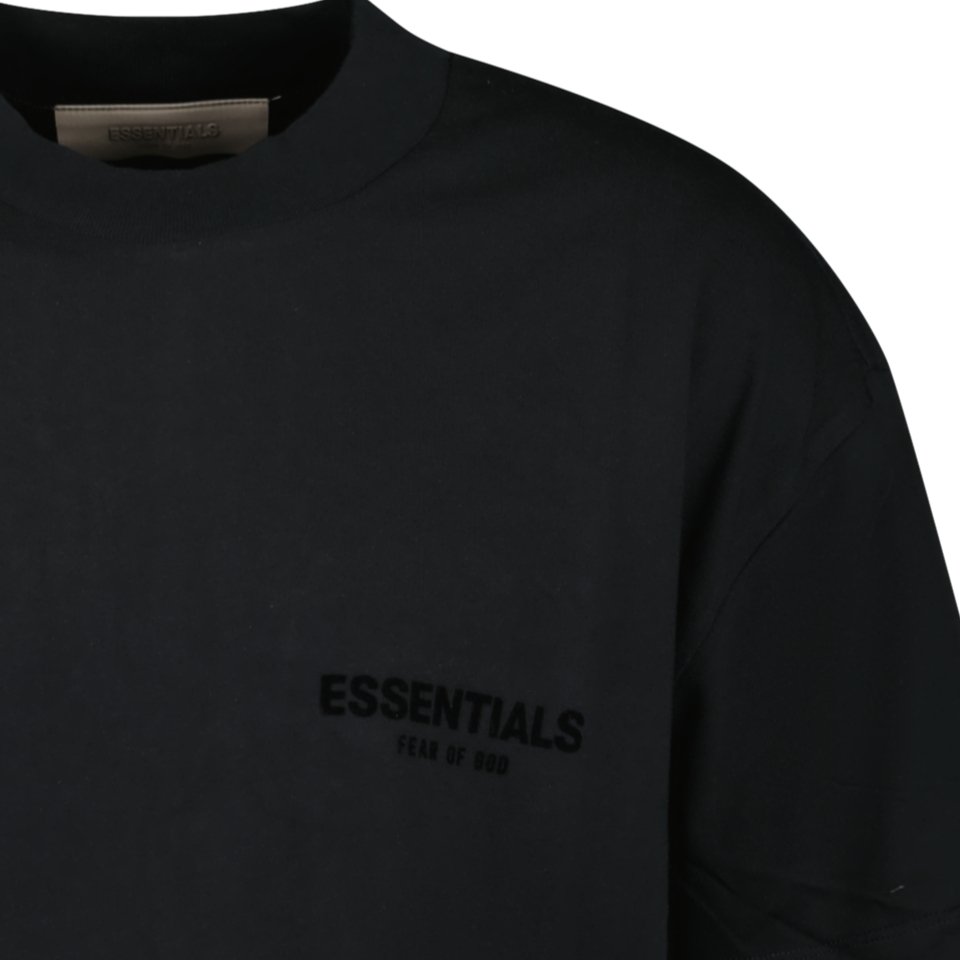 Essentials x Fear Of God T-Shirt Stretch Limo Black - Outlet Sale