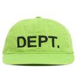 Gallery Dept. 'DEPT' Hat Green - Boinclo - Outlet Sale Under Retail