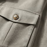 Gran Sasso Alcantara Suede - Effect Jacket in Beige - Boinclo - Outlet Sale Under Retail