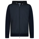 Gran Sasso Athleisure Hooded Jacket in Navy Blue - Boinclo - Outlet Sale Under Retail
