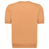 Gran Sasso Cotton Knit T-Shirt in Orange - Boinclo - Outlet Sale Under Retail
