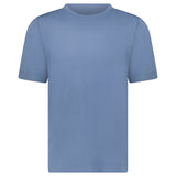 Gran Sasso Cotton Crewneck T-Shirt in Blue - Boinclo - Outlet Sale Under Retail