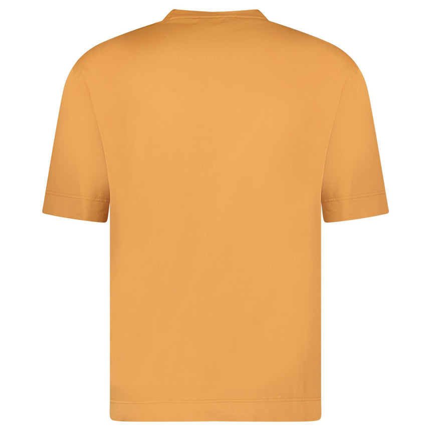 Gran Sasso Cotton Crewneck T-Shirt in Orange - Boinclo - Outlet Sale Under Retail