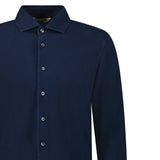 Gran Sasso Cotton Shirt in Navy - Boinclo - Outlet Sale Under Retail