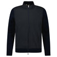 Gran Sasso Full Zip Cotton & Nylon Jacket in Black/Navy - Boinclo - Outlet Sale Under Retail