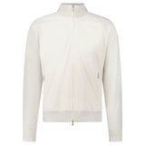 Gran Sasso Full Zip Cotton/ Nylon Jacket in Cream - Boinclo - Outlet Sale Under Retail