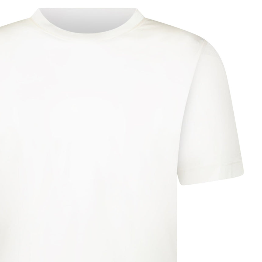 Gran Sasso Silk Crewneck T-Shirt in Ivory - Boinclo - Outlet Sale Under Retail