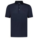 Gran Sasso Silk Polo Shirt in Navy - Boinclo - Outlet Sale Under Retail