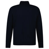 Gran Sasso Suede - Effect Alcantara Bomber Jacket in Navy - Boinclo - Outlet Sale Under Retail