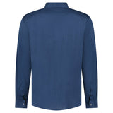 Gran Sasso Mercerized Cotton Jersey Shirt in Blue - Boinclo - Outlet Sale Under Retail
