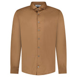 Gran Sasso Mercerized Cotton Jersey Shirt in Brown - Boinclo - Outlet Sale Under Retail
