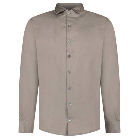 Gran Sasso Mercerized Cotton Jersey Shirt in Grey - Boinclo - Outlet Sale Under Retail