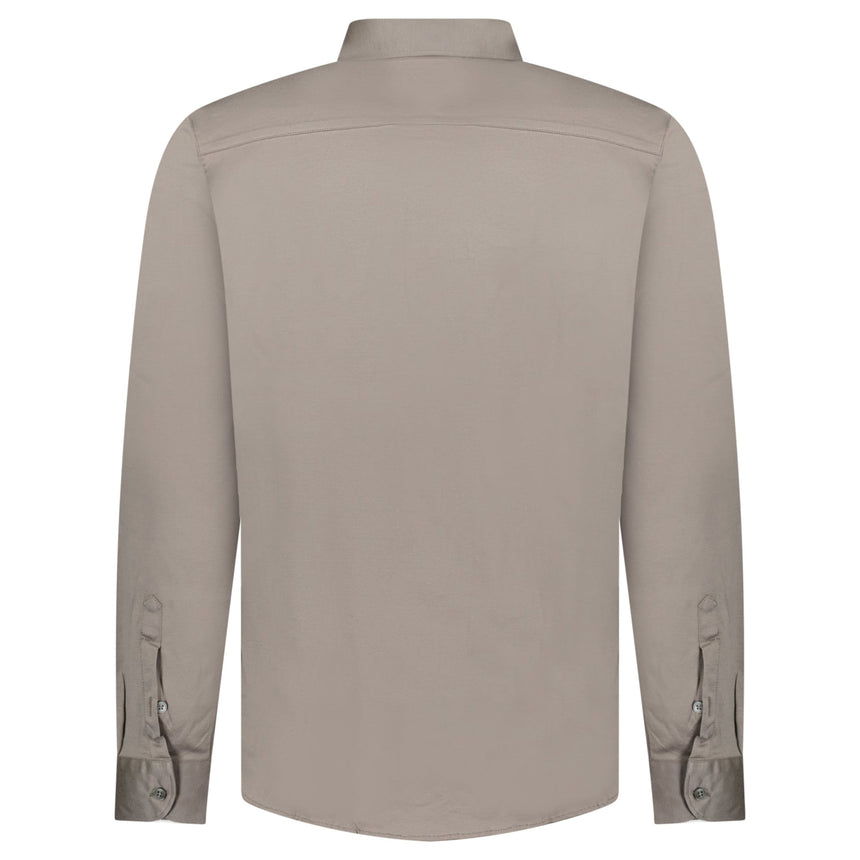 Gran Sasso Mercerized Cotton Jersey Shirt in Grey - Boinclo - Outlet Sale Under Retail