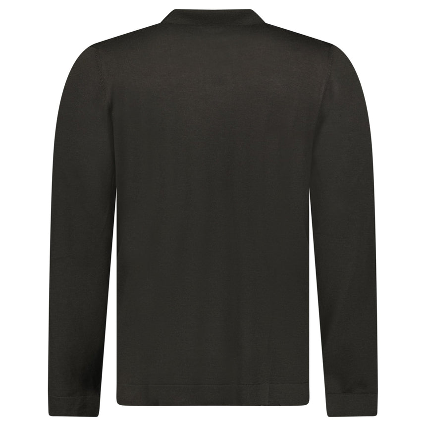 Gran Sasso Merino Wool Knitted Cardigan in Dark Grey - Boinclo - Outlet Sale Under Retail