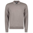 Gran Sasso Merino Wool Zip Polo in Brown - Boinclo - Outlet Sale Under Retail
