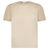 Gran Sasso Pure Cotton T-Shirt in Beige - Boinclo - Outlet Sale Under Retail