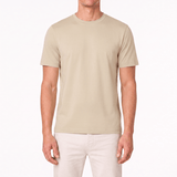 Gran Sasso Pure Cotton T-Shirt in Beige - Boinclo - Outlet Sale Under Retail