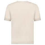 Gran Sasso Pure Cotton T-Shirt in Beige / Light Grey - Boinclo - Outlet Sale Under Retail