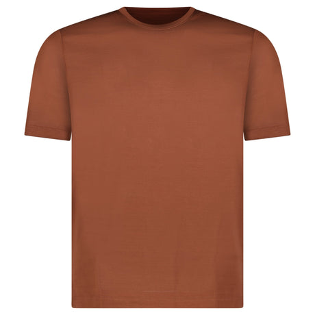 Gran Sasso Pure Cotton T-Shirt in Brown - Boinclo - Outlet Sale Under Retail
