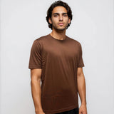Gran Sasso Pure Cotton T-Shirt in Brown - Boinclo - Outlet Sale Under Retail