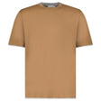 Gran Sasso Pure Cotton T-Shirt in Brown / Light Grey - Boinclo - Outlet Sale Under Retail