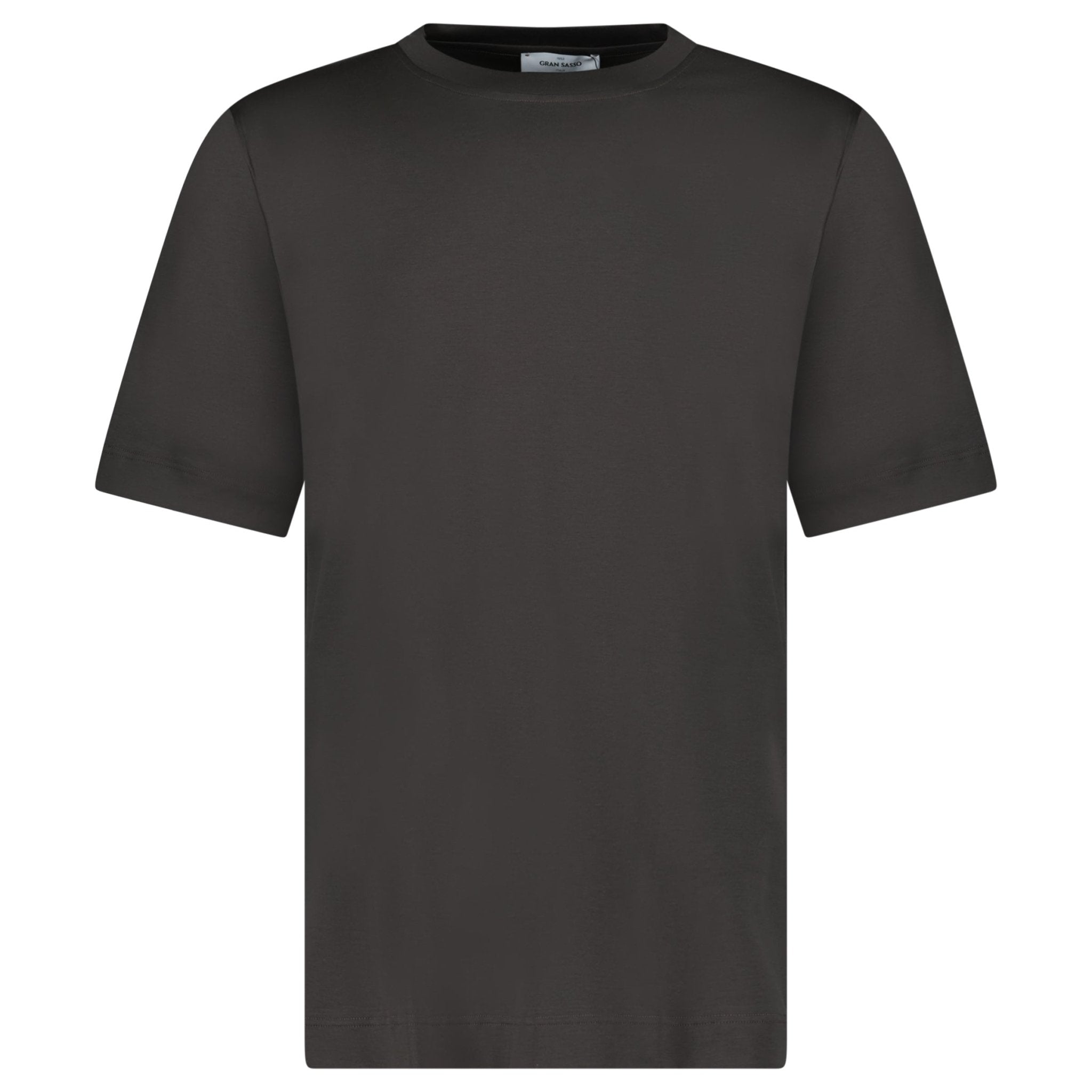 Color variation of Gran Sasso Pure Cotton T-Shirt in Dark Grey