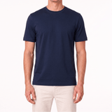 Gran Sasso Pure Cotton T-Shirt in Navy - Boinclo - Outlet Sale Under Retail