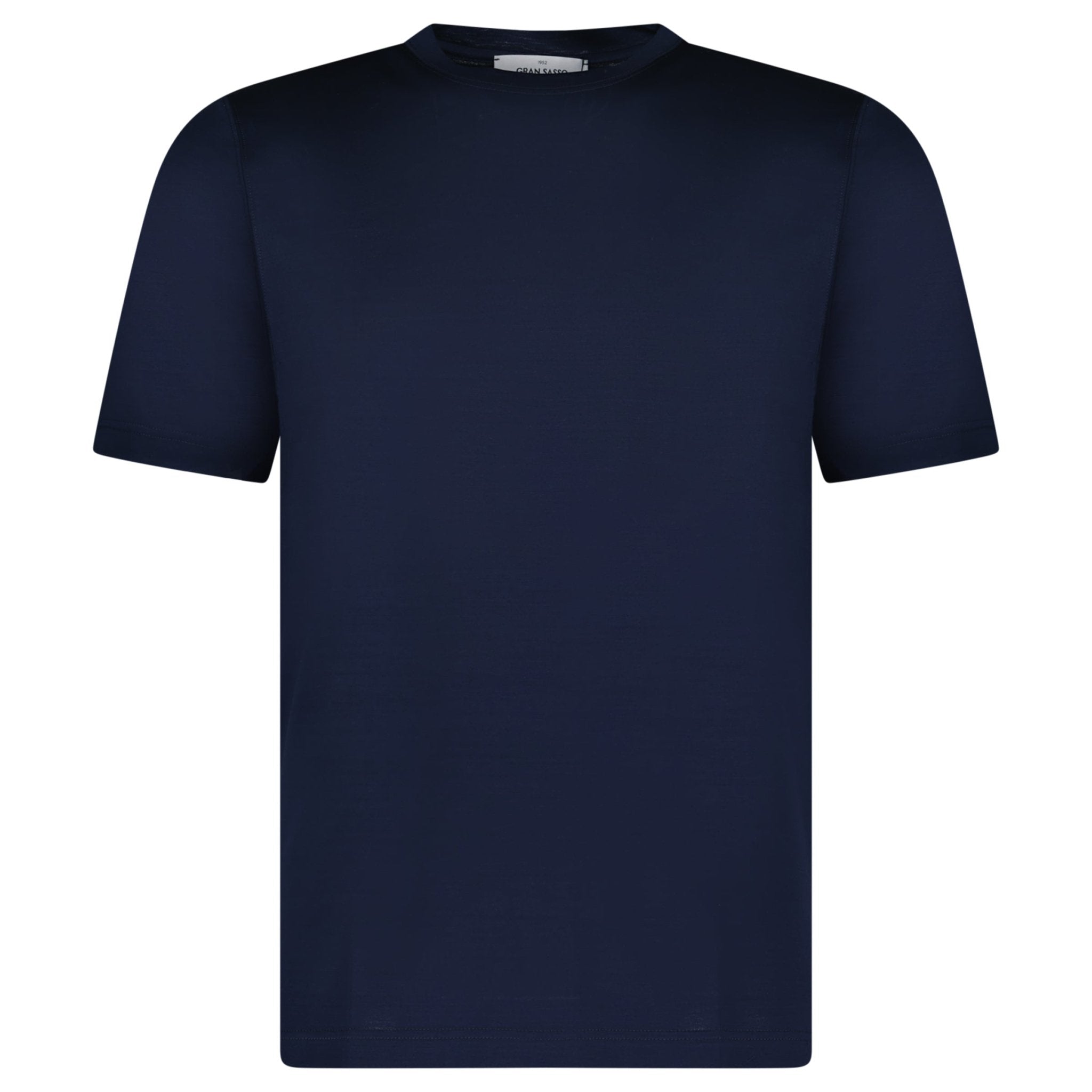 Gran Sasso Pure Cotton T-Shirt in Navy - Outlet Sale Always Under