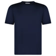 Gran Sasso Pure Cotton T-Shirt in Navy - Boinclo - Outlet Sale Under Retail