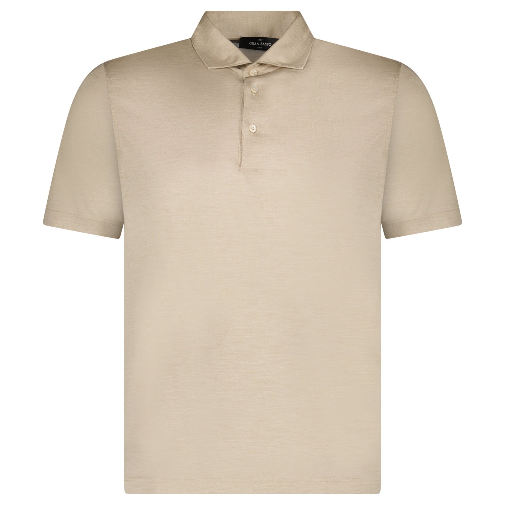 Color variation of Gran Sasso Silk Polo Shirt in Beige