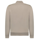 Gran Sasso Suede-Effect Panelled Jacket in Dark Beige - Boinclo - Outlet Sale Under Retail