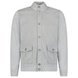 Gran Sasso Suede-Effect Panelled Jacket in Grey - Boinclo - Outlet Sale Under Retail