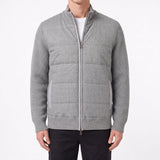 Gran Sasso Super Geelong and Flannel Wool Hybrid Jacket in Light Grey - Boinclo - Outlet Sale Under Retail