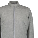 Gran Sasso Super Geelong and Flannel Wool Hybrid Jacket in Light Grey - Boinclo - Outlet Sale Under Retail