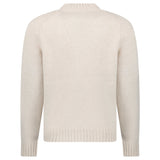 Gran Sasso Super Geelong Wool and Cashmere Full-Zip Cardigan in Beige - Boinclo - Outlet Sale Under Retail