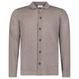 Gran Sasso Wool Knitted Cardigan in Brown - Boinclo - Outlet Sale Under Retail