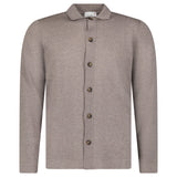 Gran Sasso Wool Knitted Cardigan in Brown - Boinclo - Outlet Sale Under Retail