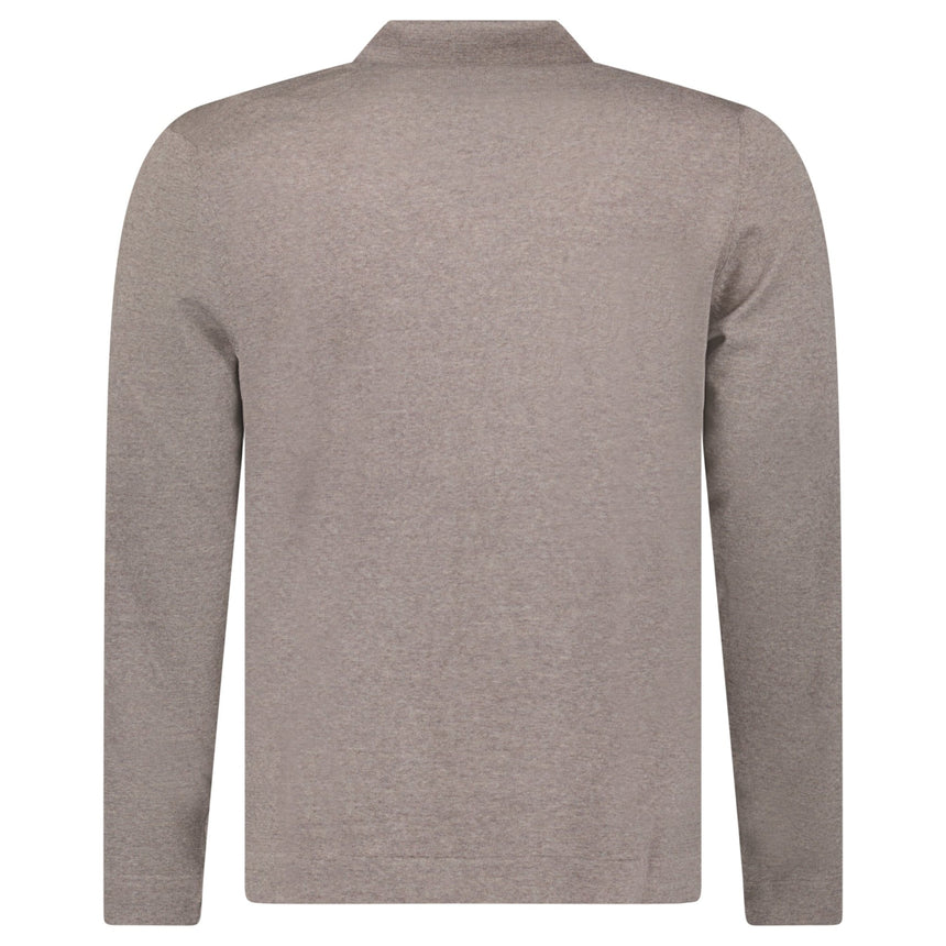 Gran Sasso Wool Knitted Cardigan in Brown - Boinclo - Outlet Sale Under Retail