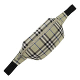 Burberry Check Belt Bag in Lichen