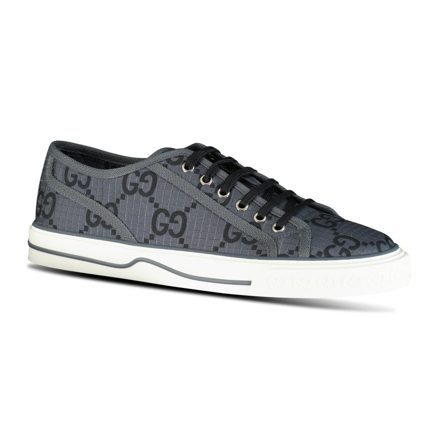 GUCCI TENNIS 1977 TRAINERS BLACK & GREY - Boinclo ltd - Outlet Sale Under Retail