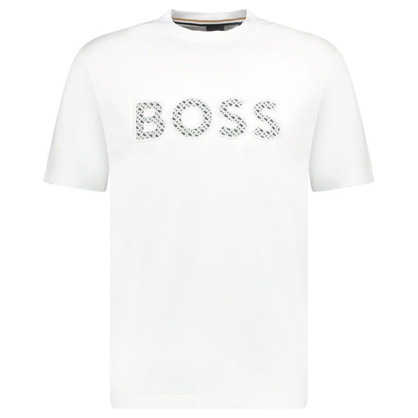 Hugo Boss Boss Logo 'Thompson' T-Shirt White Outlet Sale Always