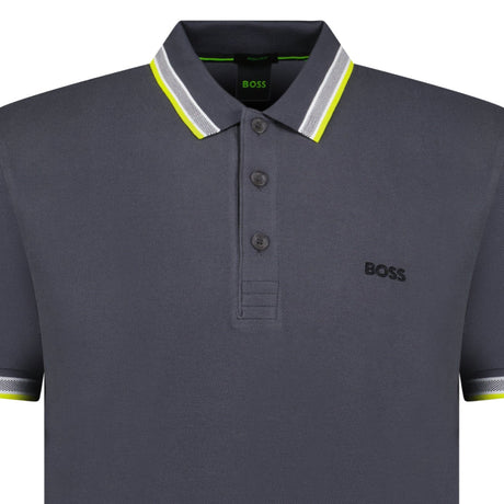 Hugo Boss Paddy Polo Shirt Dark Grey - Boinclo - Outlet Sale Under Retail