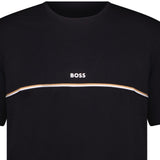 Hugo Boss T-Shirt Short Sleeve Cotton Black - Boinclo - Outlet Sale Under Retail