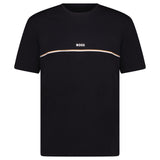 Hugo Boss T-Shirt Short Sleeve Cotton Black - Boinclo - Outlet Sale Under Retail