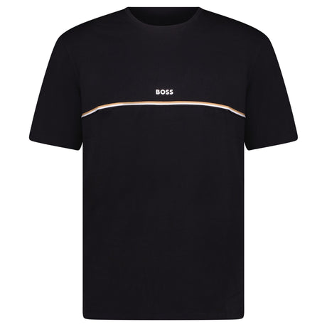 Hugo Boss T-Shirt Short Sleeve Cotton Black - Boinclo - Outlet Sale Under Retail