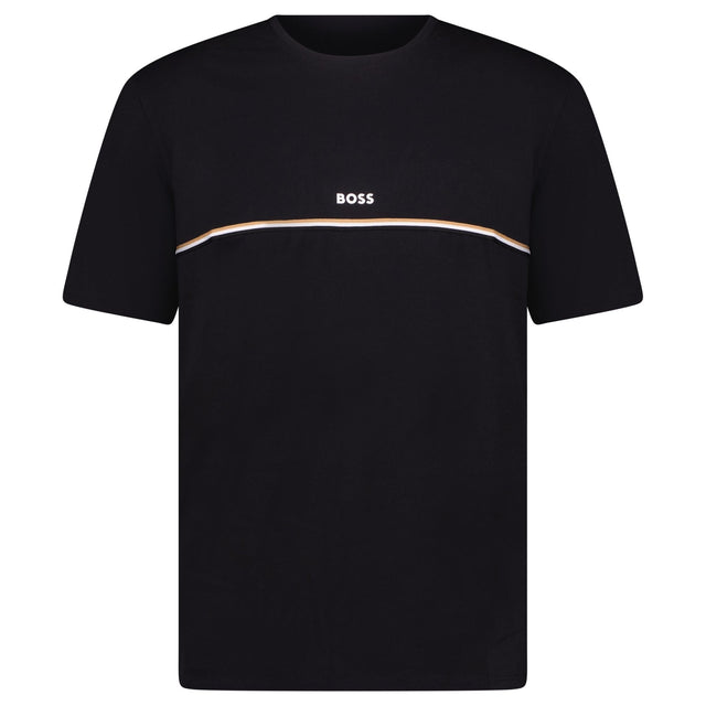 Hugo Boss T-Shirt Short Sleeve Cotton Black - Boinclo - Outlet Sale Under Retail