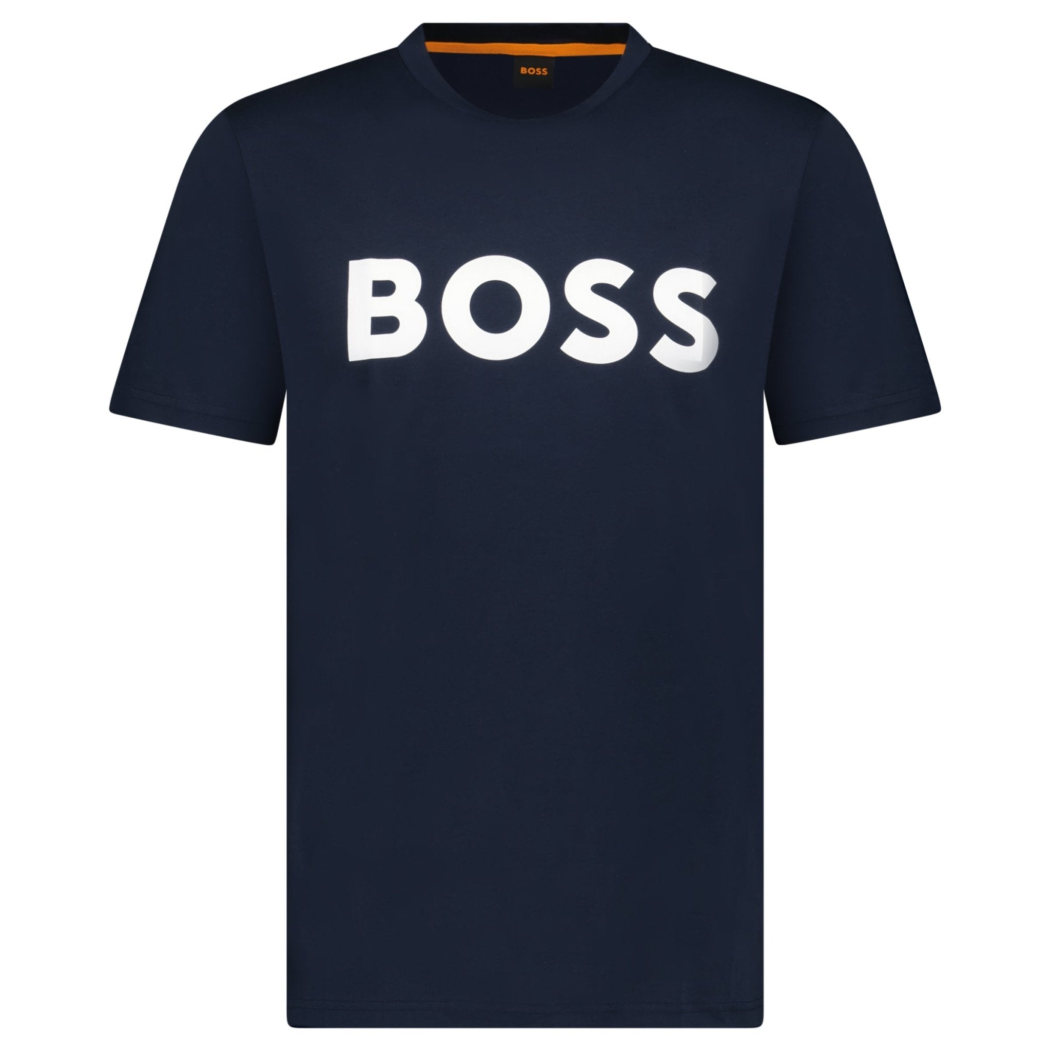 Color variation of Hugo Boss Thinking 1 Logo T-Shirt in Dark Navy