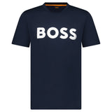 Hugo Boss Thinking 1 Logo T-Shirt in Dark Navy - Boinclo - Outlet Sale Under Retail