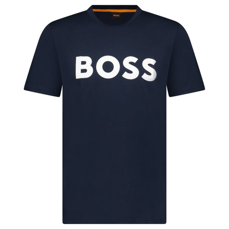 Hugo Boss Thinking 1 Logo T-Shirt in Dark Navy - Boinclo - Outlet Sale Under Retail